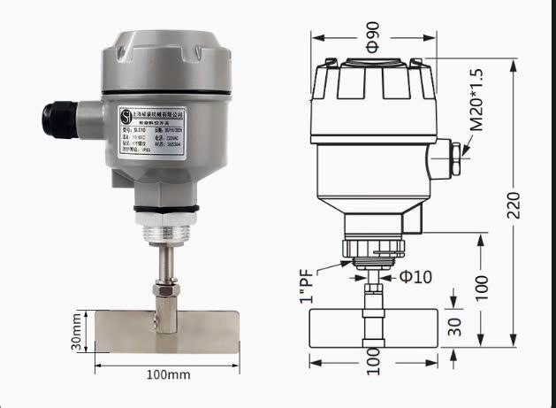 Cảm biến báo mức chất rắn 